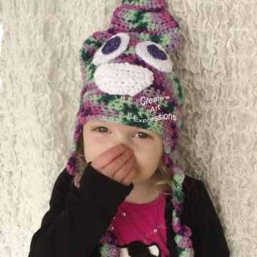 Ready to Ship, Purple, Green, Mint, & Pink Unicorn Poop Emoji Inspired, Toddler Crocheted Hat, Unicorn Poo Hat, Toddler Girl Gifts, Hipster Hat, Crocheted Hat, Handmade