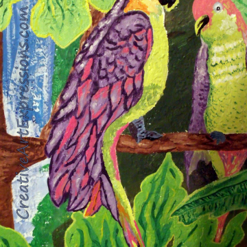  Bird on left finished